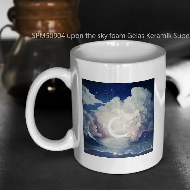 SPM50904 upon the sky foam Gelas Keramik Supermug