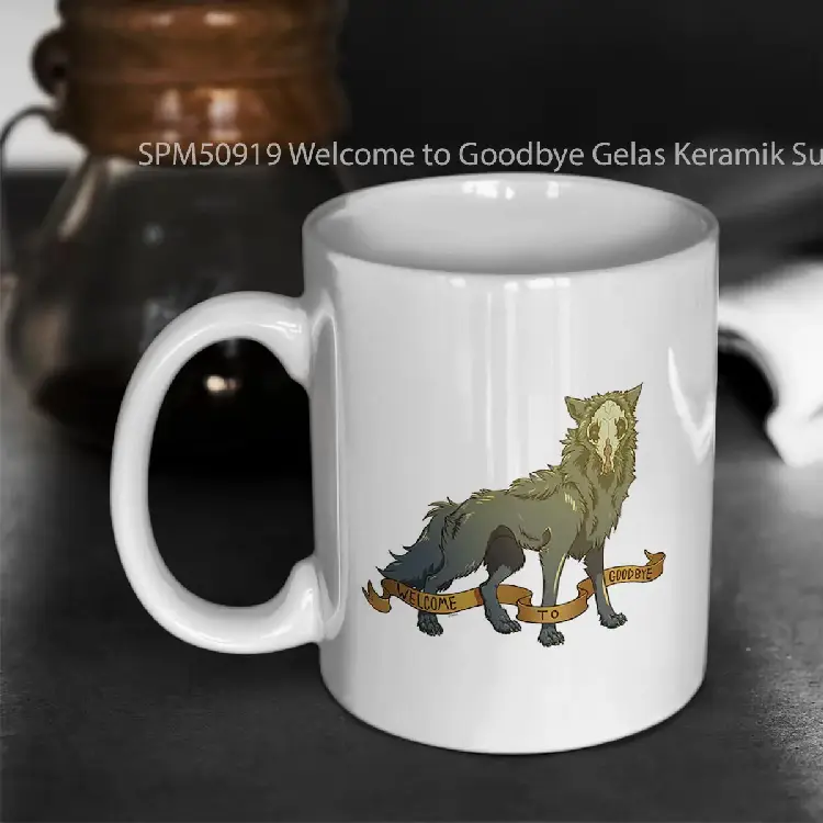 SPM50919 Welcome to Goodbye Gelas Keramik Supermug