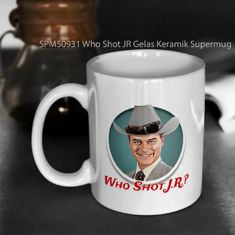 SPM50931 Who Shot JR Gelas Keramik Supermug