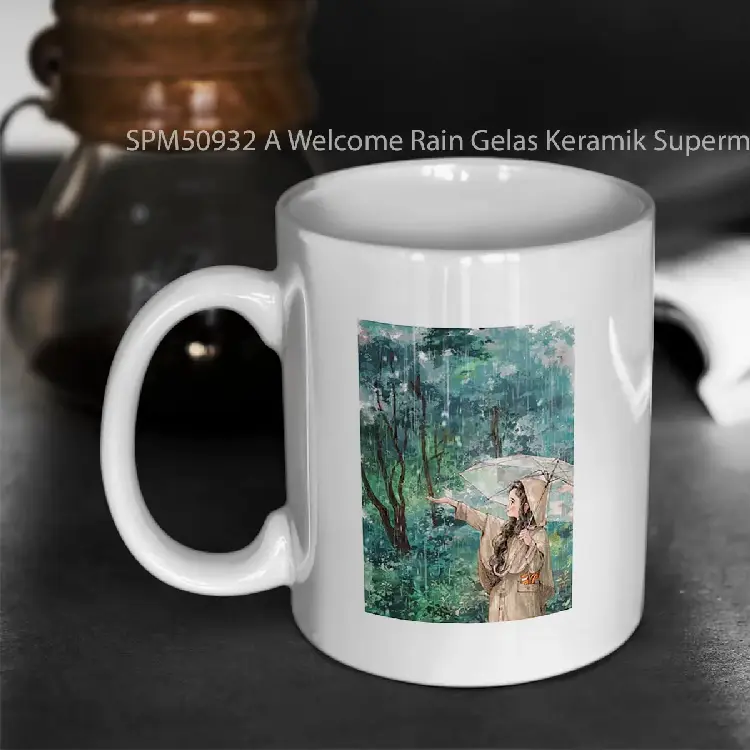 SPM50932 A Welcome Rain Gelas Keramik Supermug
