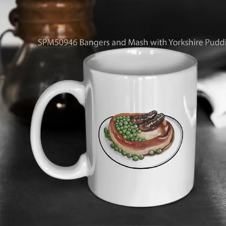 SPM50946 Bangers and Mash with Yorkshire Pudding Gelas Keramik Supermug