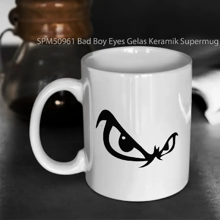 SPM50961 Bad Boy Eyes Gelas Keramik Supermug