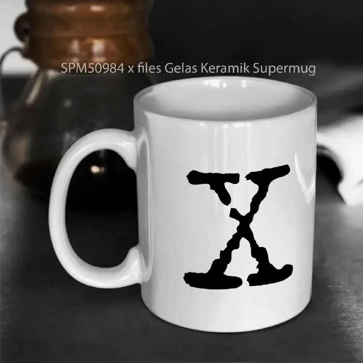 SPM50984 x files Gelas Keramik Supermug