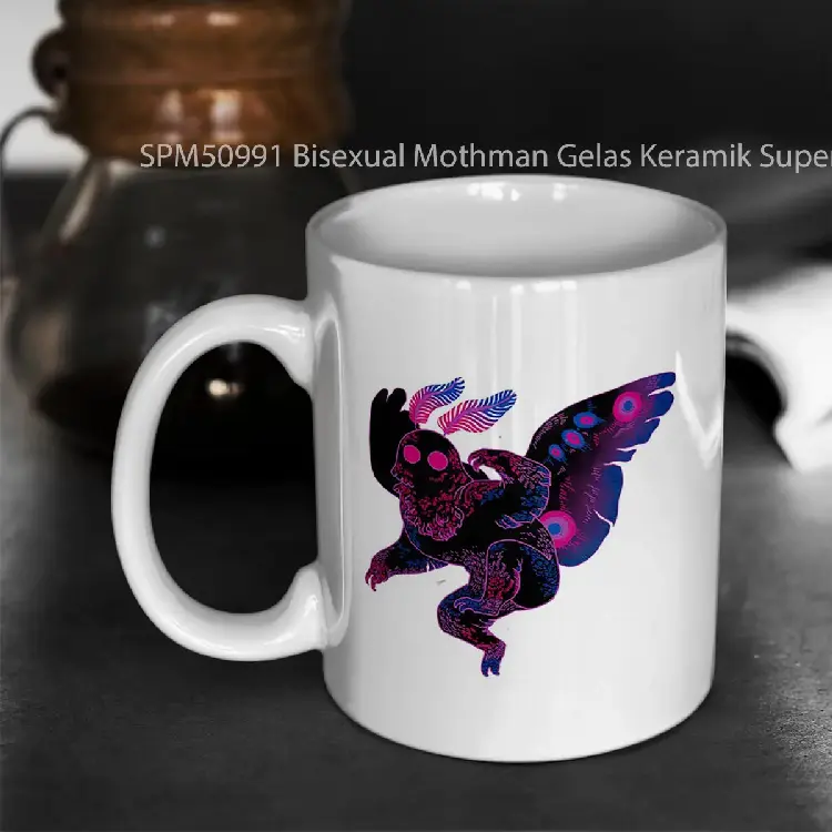 SPM50991 Bisexual Mothman Gelas Keramik Supermug