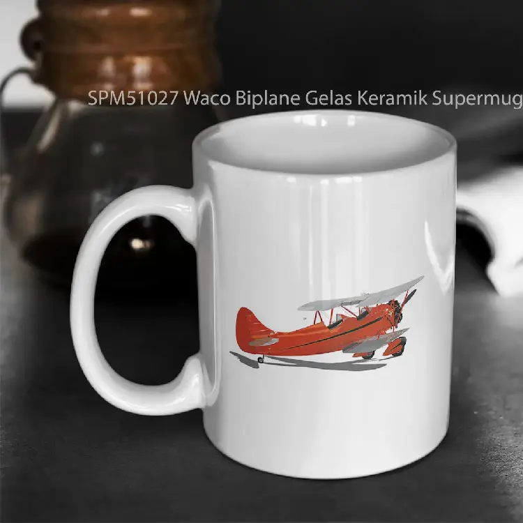 SPM51027 Waco Biplane Gelas Keramik Supermug