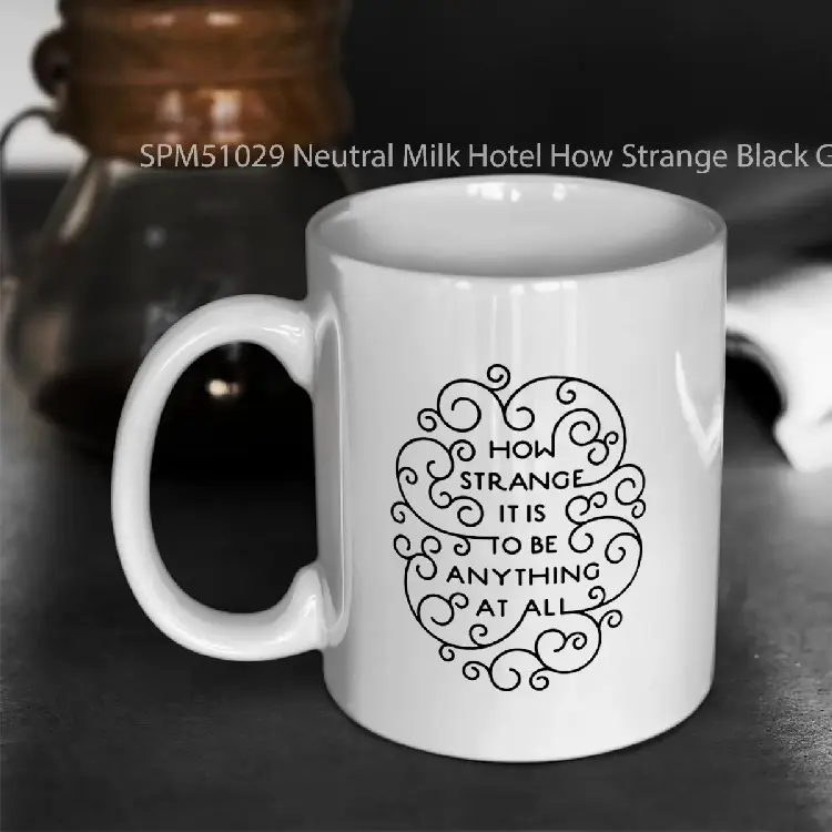 SPM51029 Neutral Milk Hotel How Strange Black Gelas Keramik Supermug