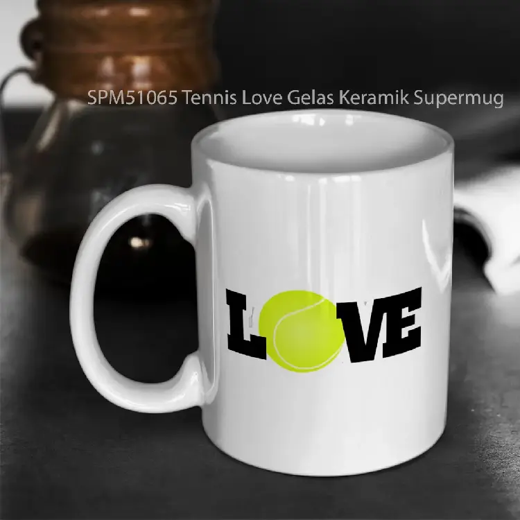 SPM51065 Tennis Love Gelas Keramik Supermug