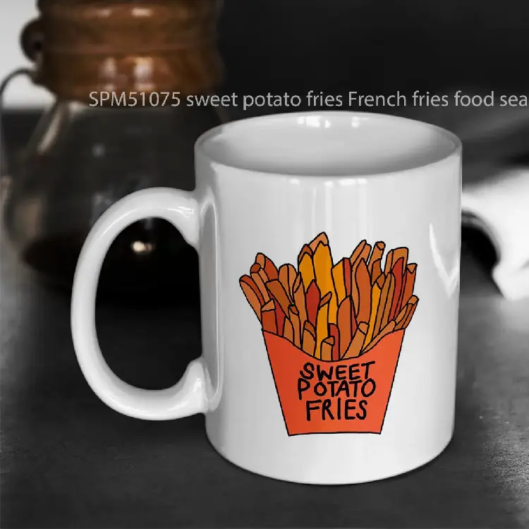 SPM51075 sweet potato fries French fries food seasoned potatoes Gelas Keramik Supermug