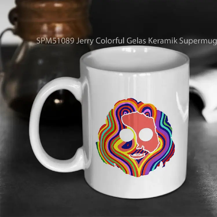 SPM51089 Jerry Colorful Gelas Keramik Supermug