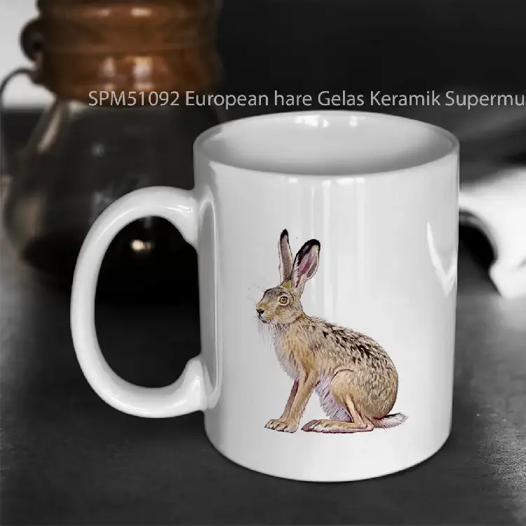 SPM51092 European hare Gelas Keramik Supermug
