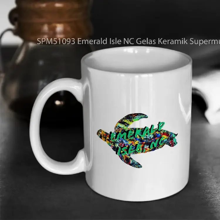 SPM51093 Emerald Isle NC Gelas Keramik Supermug