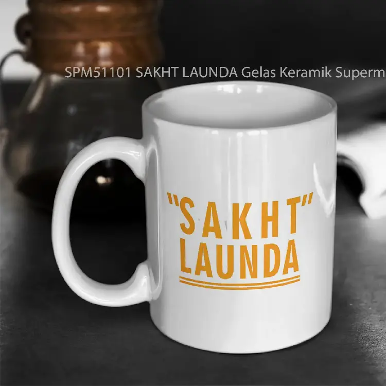 SPM51101 SAKHT LAUNDA Gelas Keramik Supermug