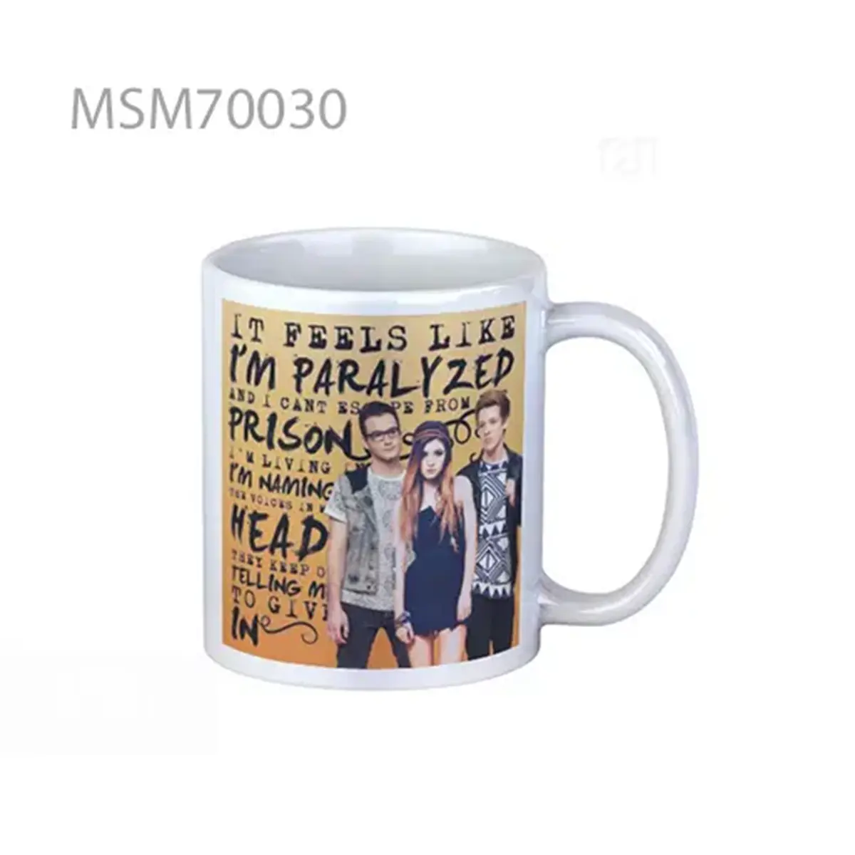 Against The Current Feels Like Paralized Super Mug