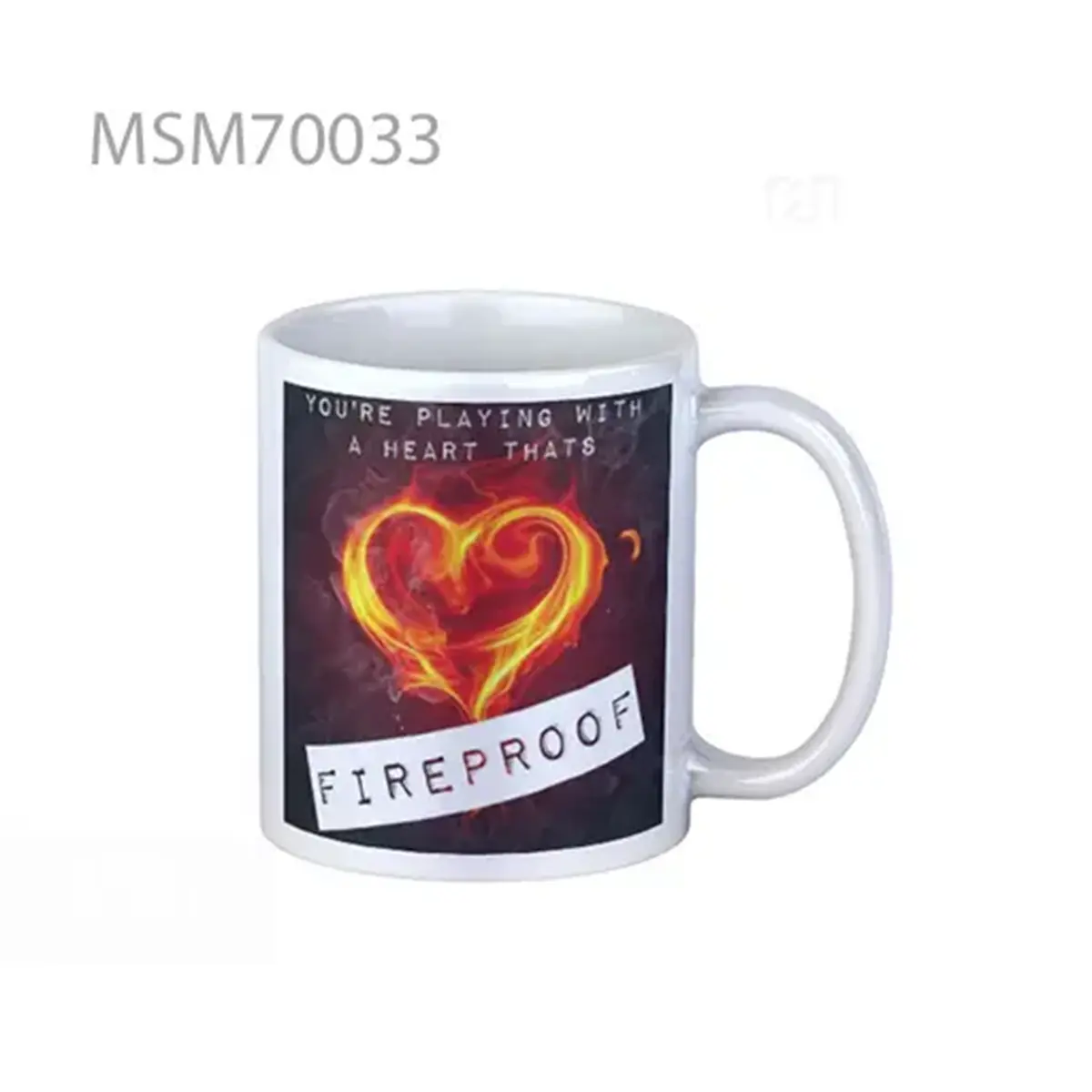 Against The Current Fireproof Heart Super Mug