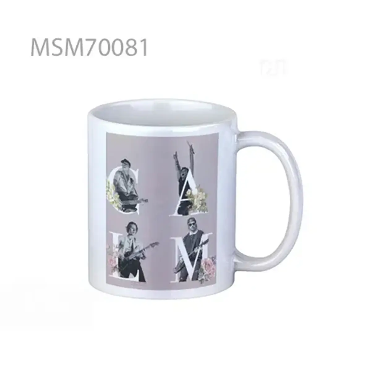 5sos calm floral monogram Super Mug