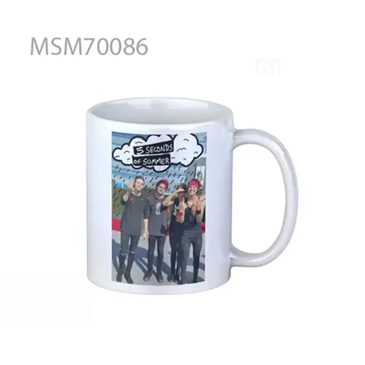 5sos cloud rain Super Mug
