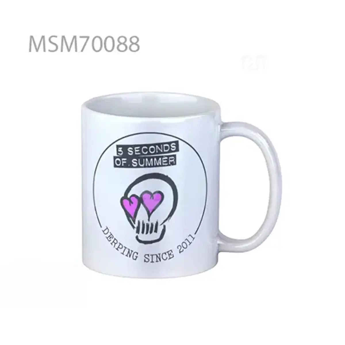 5sos deprping since 2011 love eye pink Super Mug