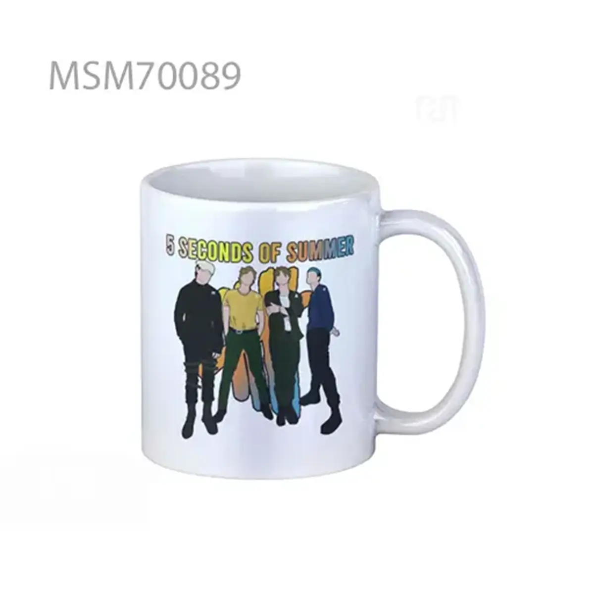 5sos digital artwork Super Mug
