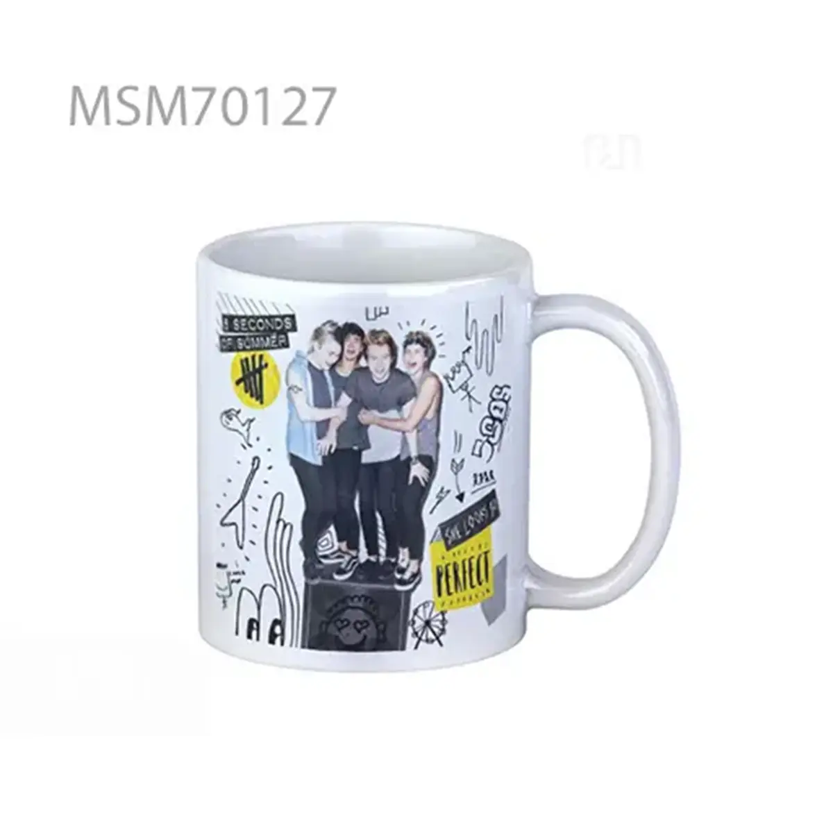 5sos She Look so perfect Super Mug