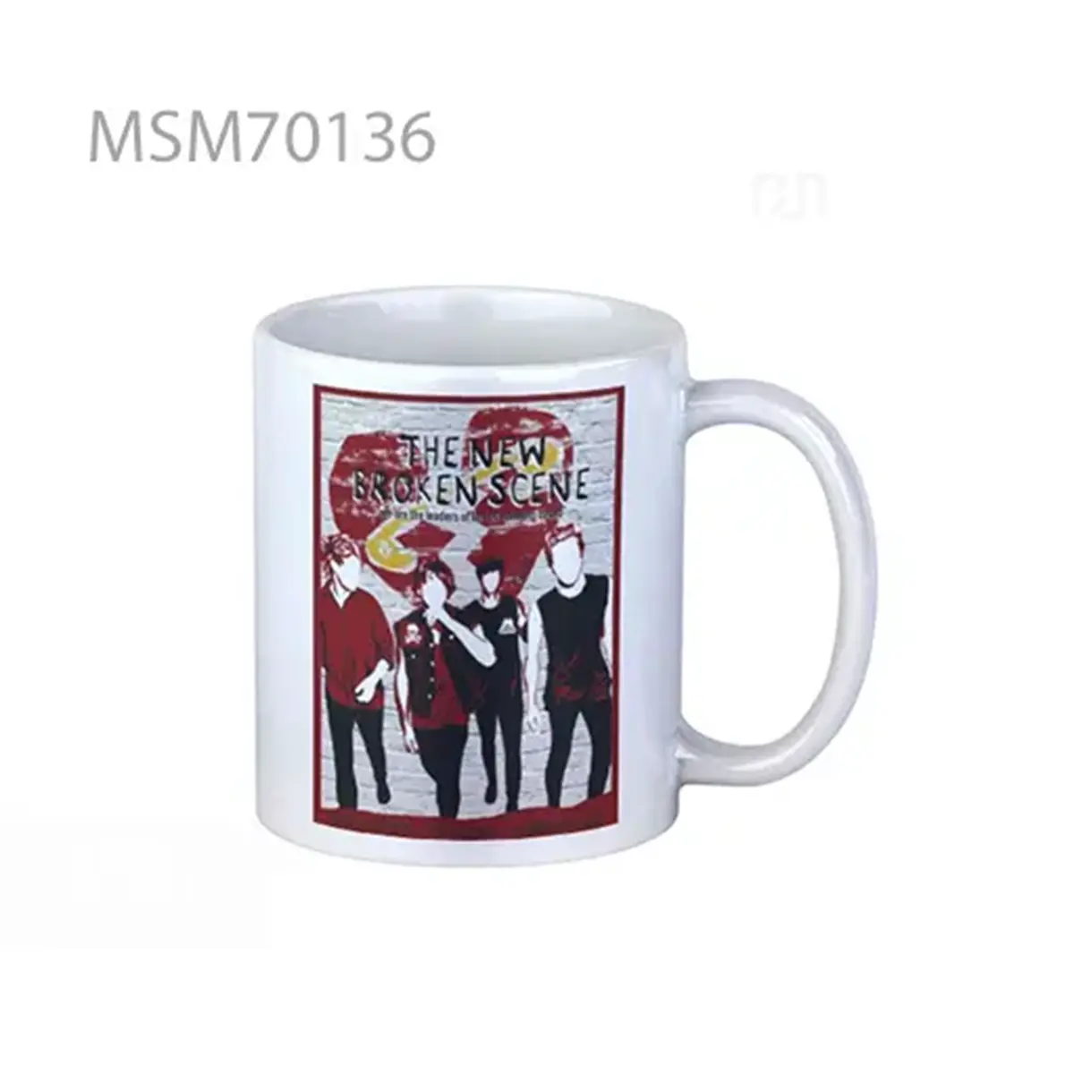 5sos The New Broken Scene Super Mug