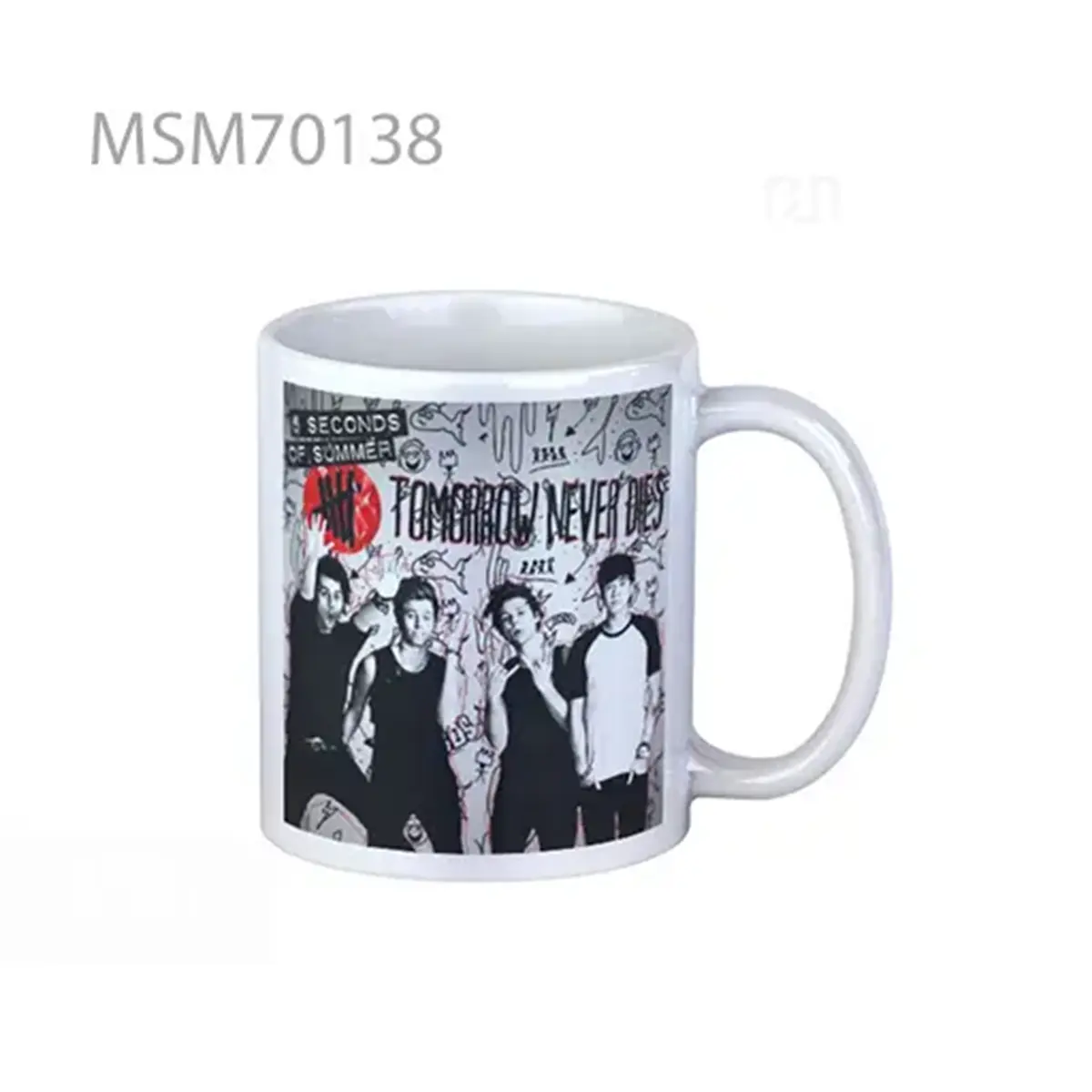 5sos Tommorow Never Dies Super Mug