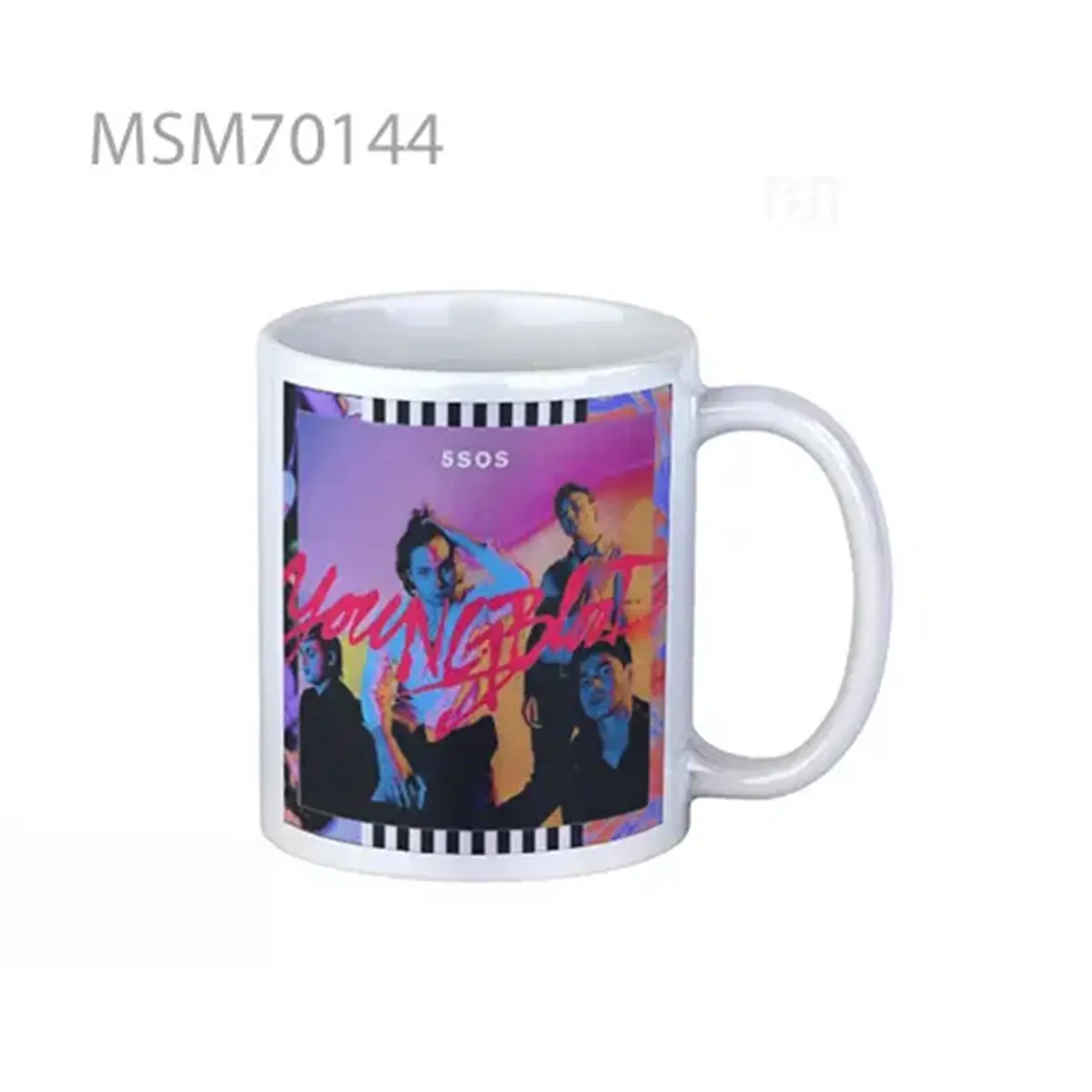 5sos Youngblood cover album Super Mug