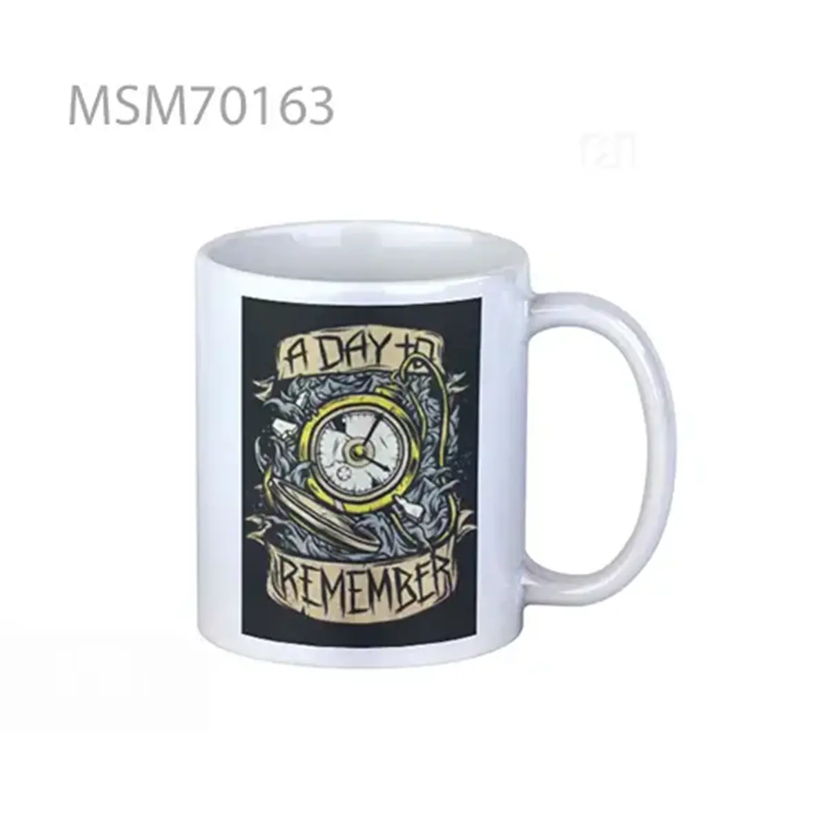 A Day To Remember Clock Super Mug