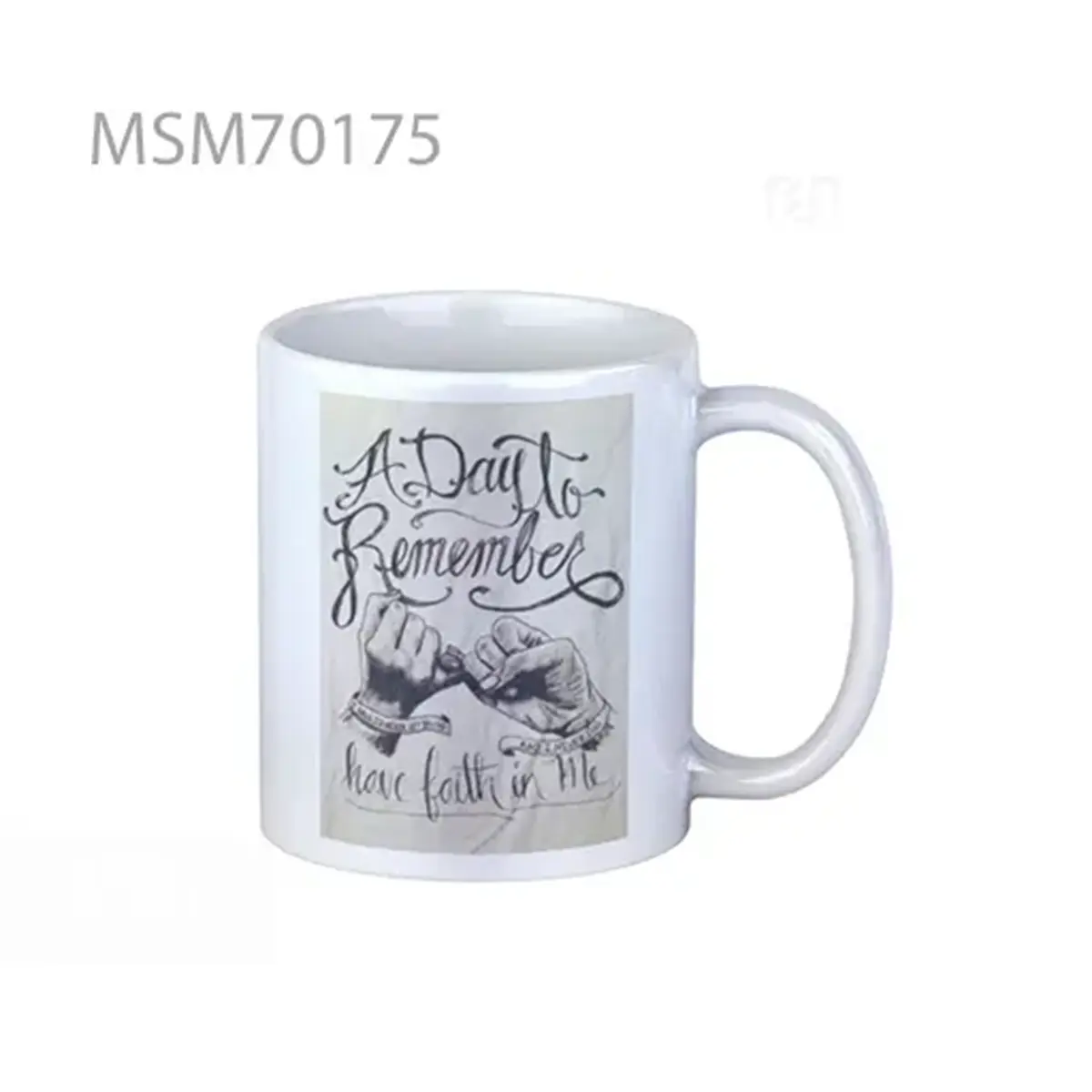 A Day To Remember Have Faith in Me Pencil Super Mug