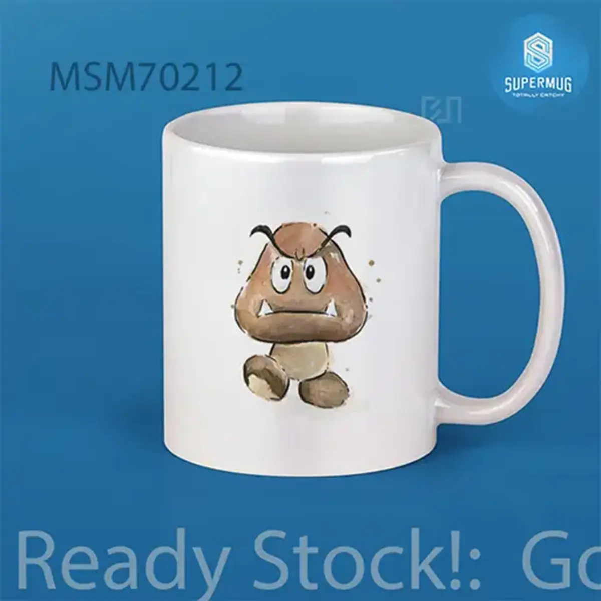 Goomba Watercolor SuperMario Super Mug