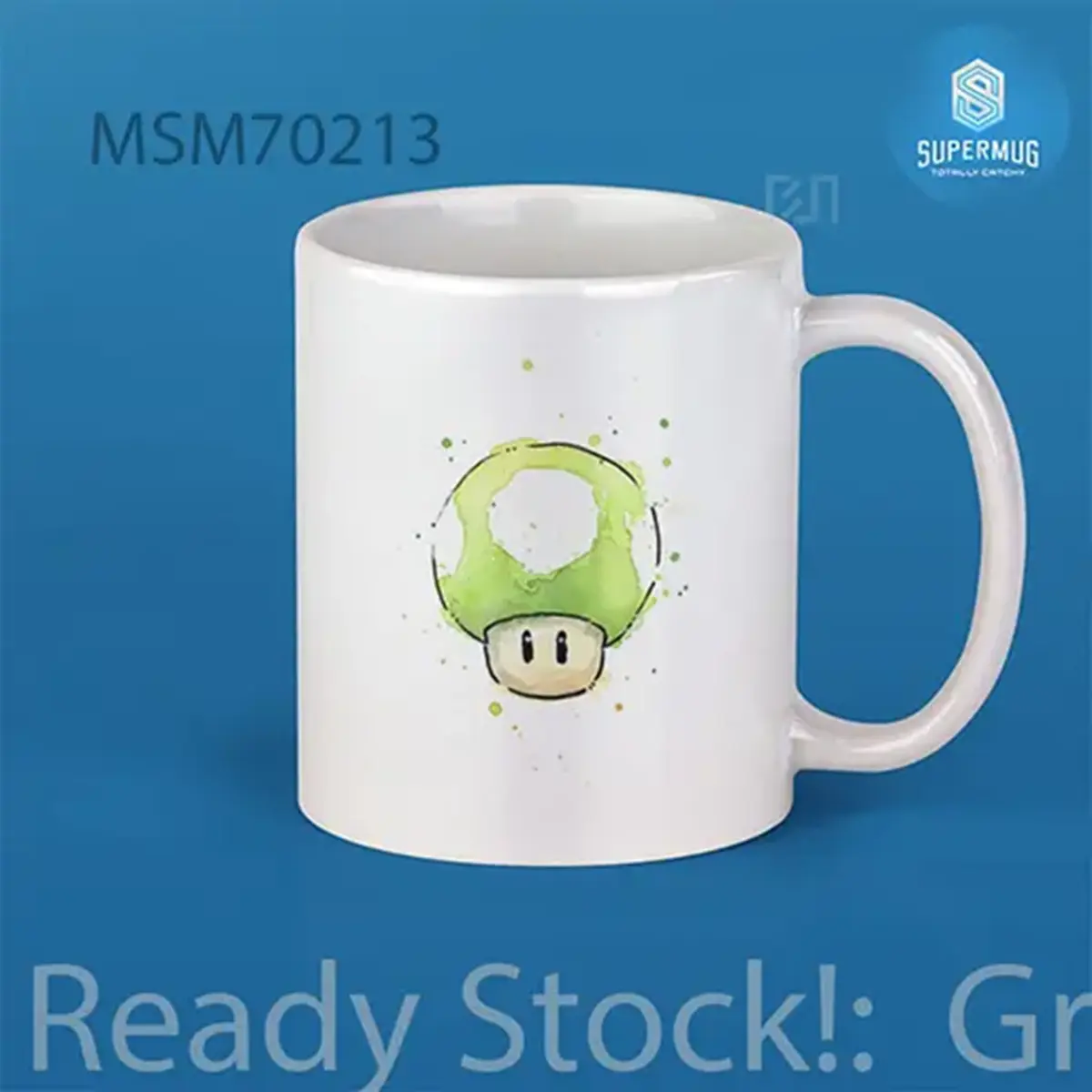 Green 1up Mushroom SuperMario Super Mug
