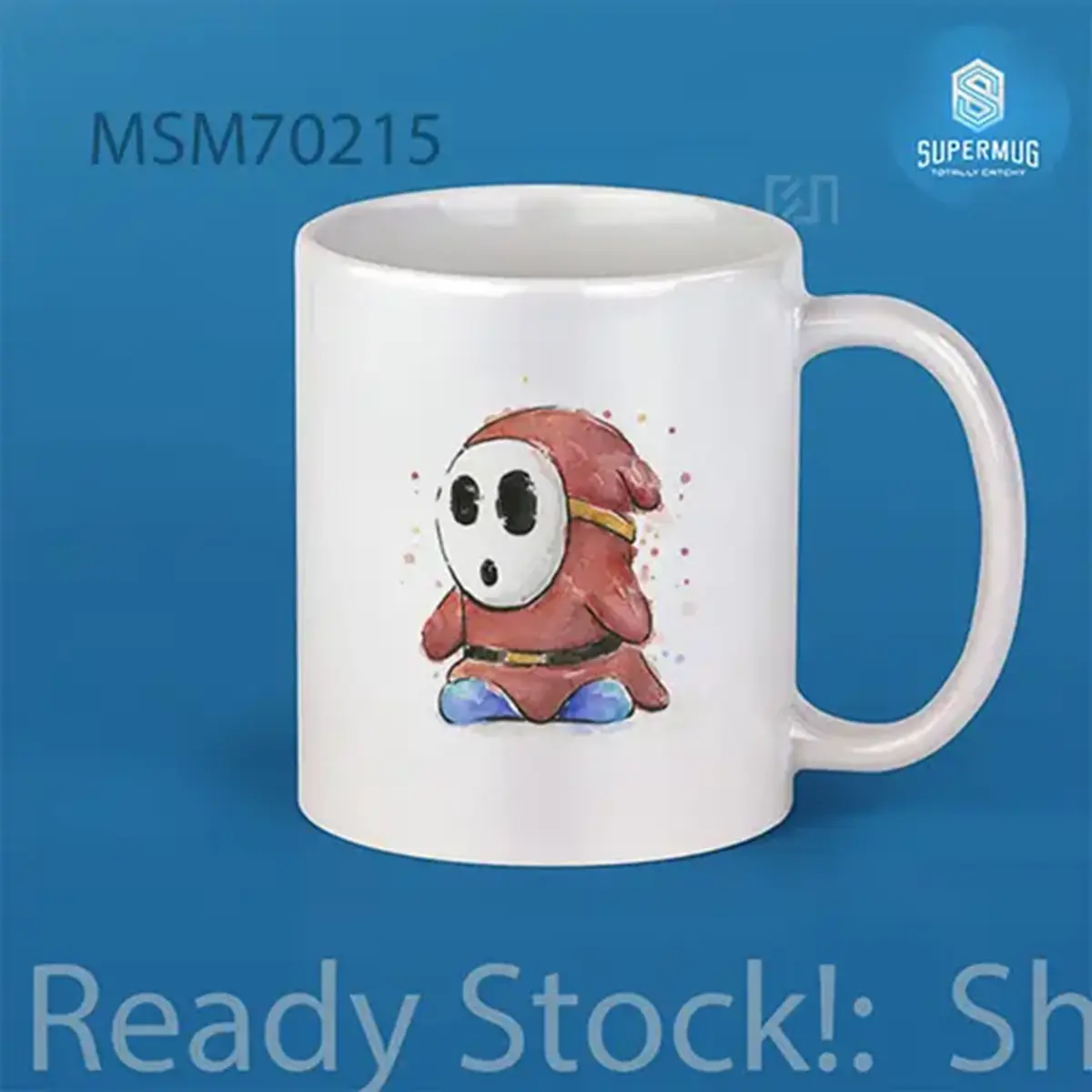 Shy Guy Watercolor SuperMario Super Mug