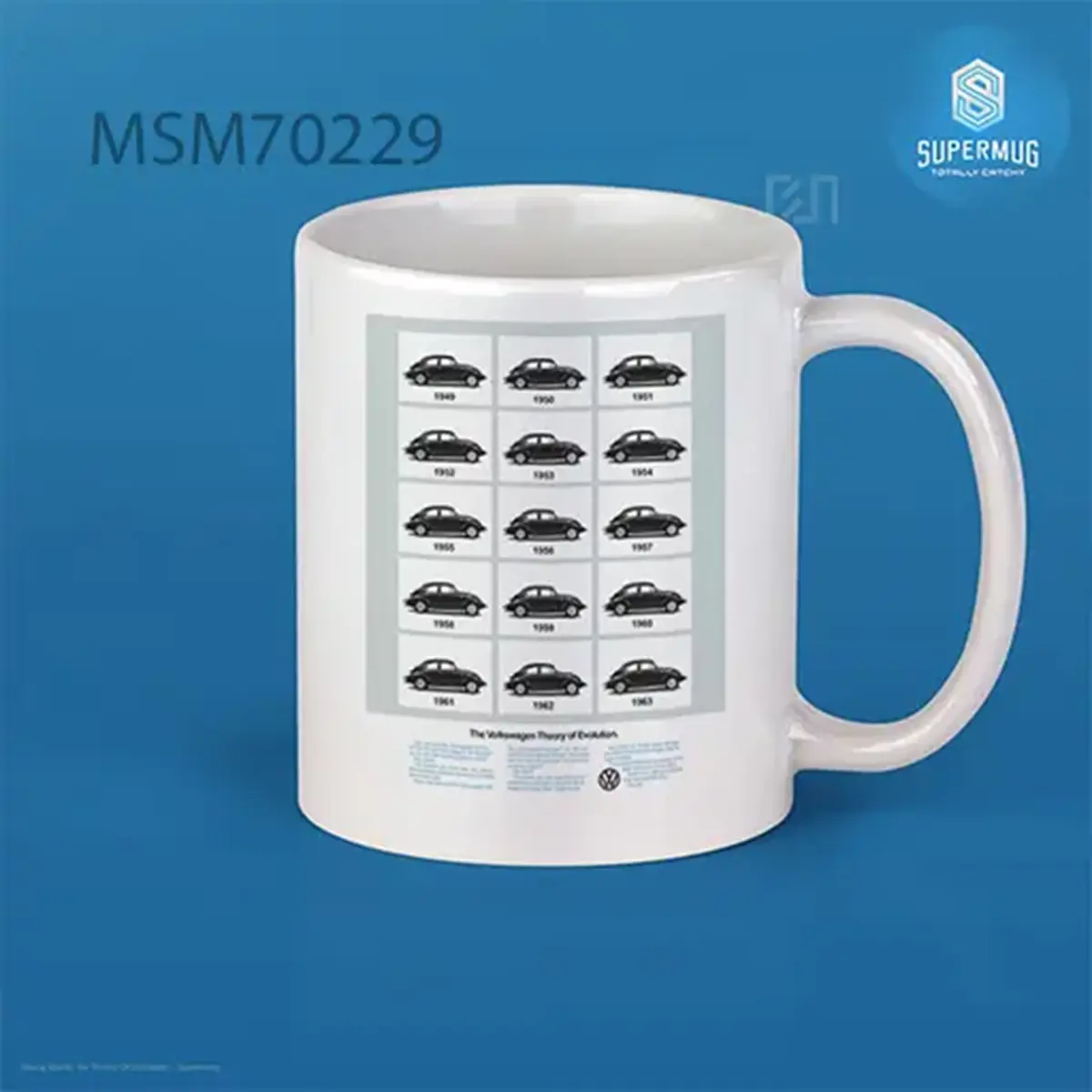Vw Theory Of Evolution Super Mug