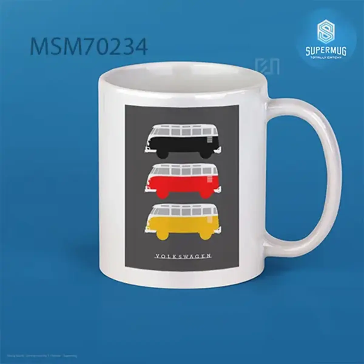 German Icon Vw T1 Samba Super Mug