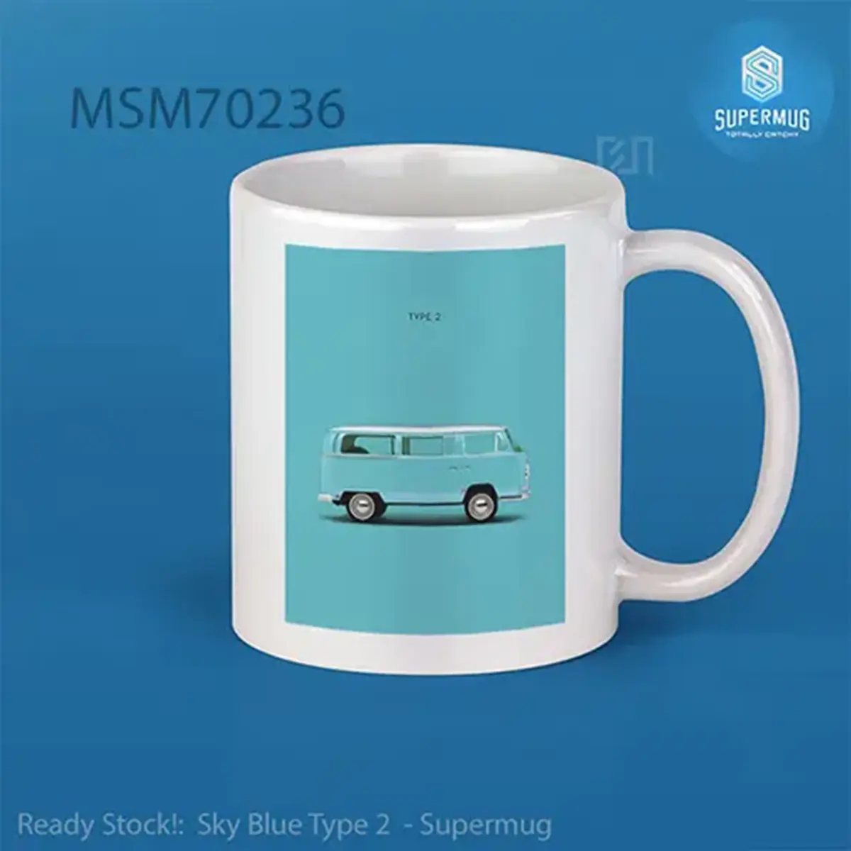 Sky Blue Type 2 Super Mug