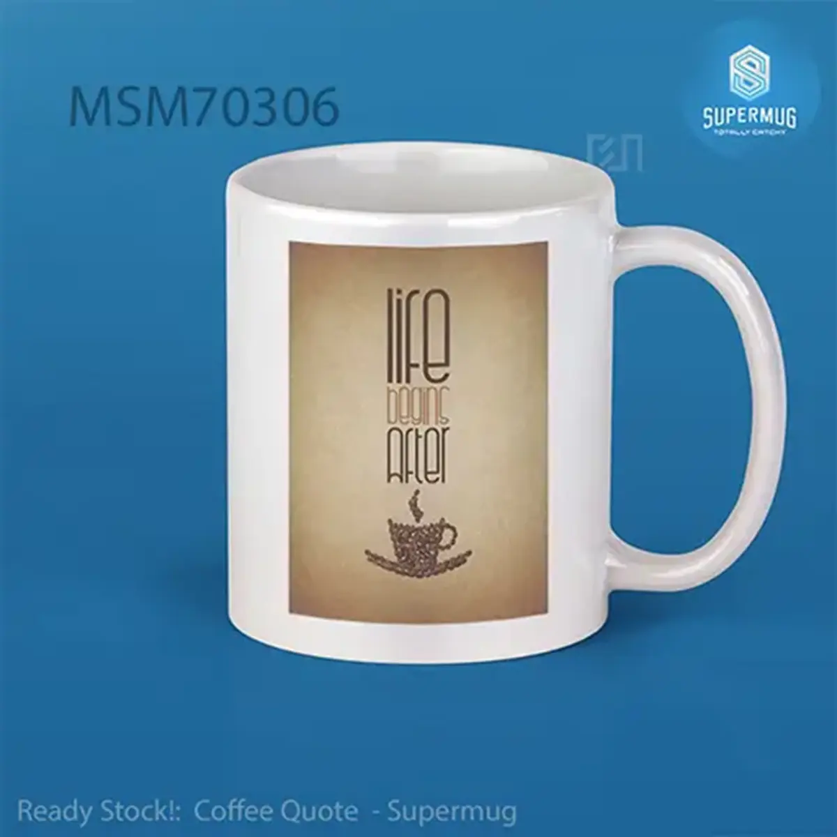 Coffee Quote Super Mug