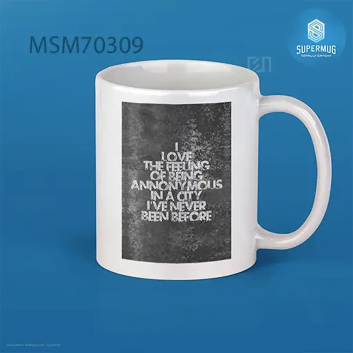 Feeling Quotes Super Mug