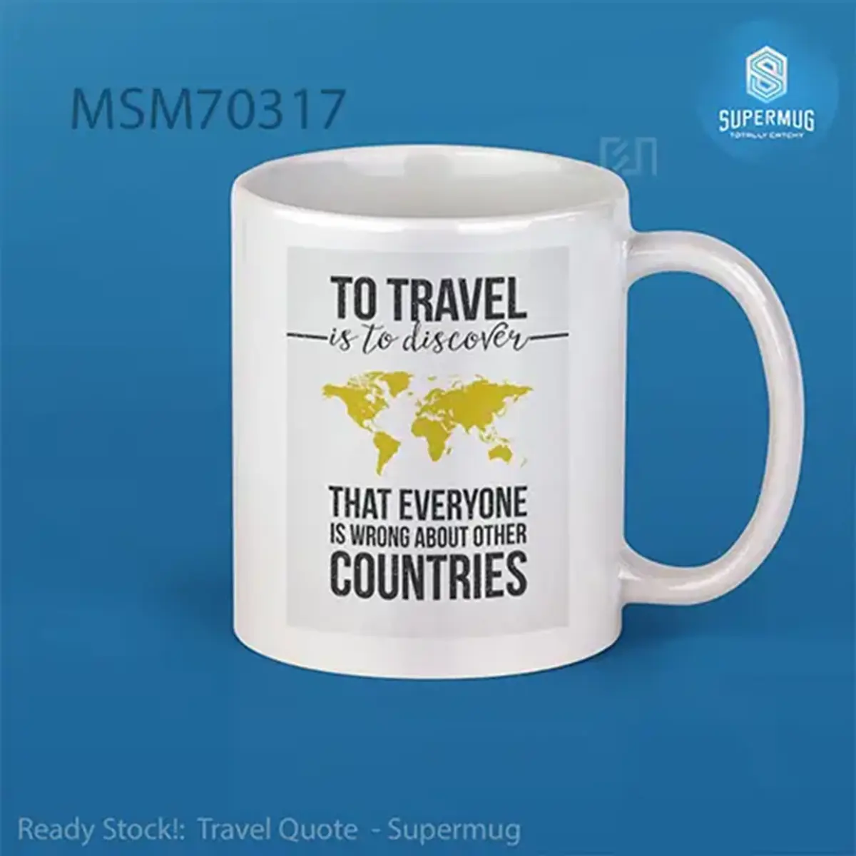 Travel Quote Super Mug