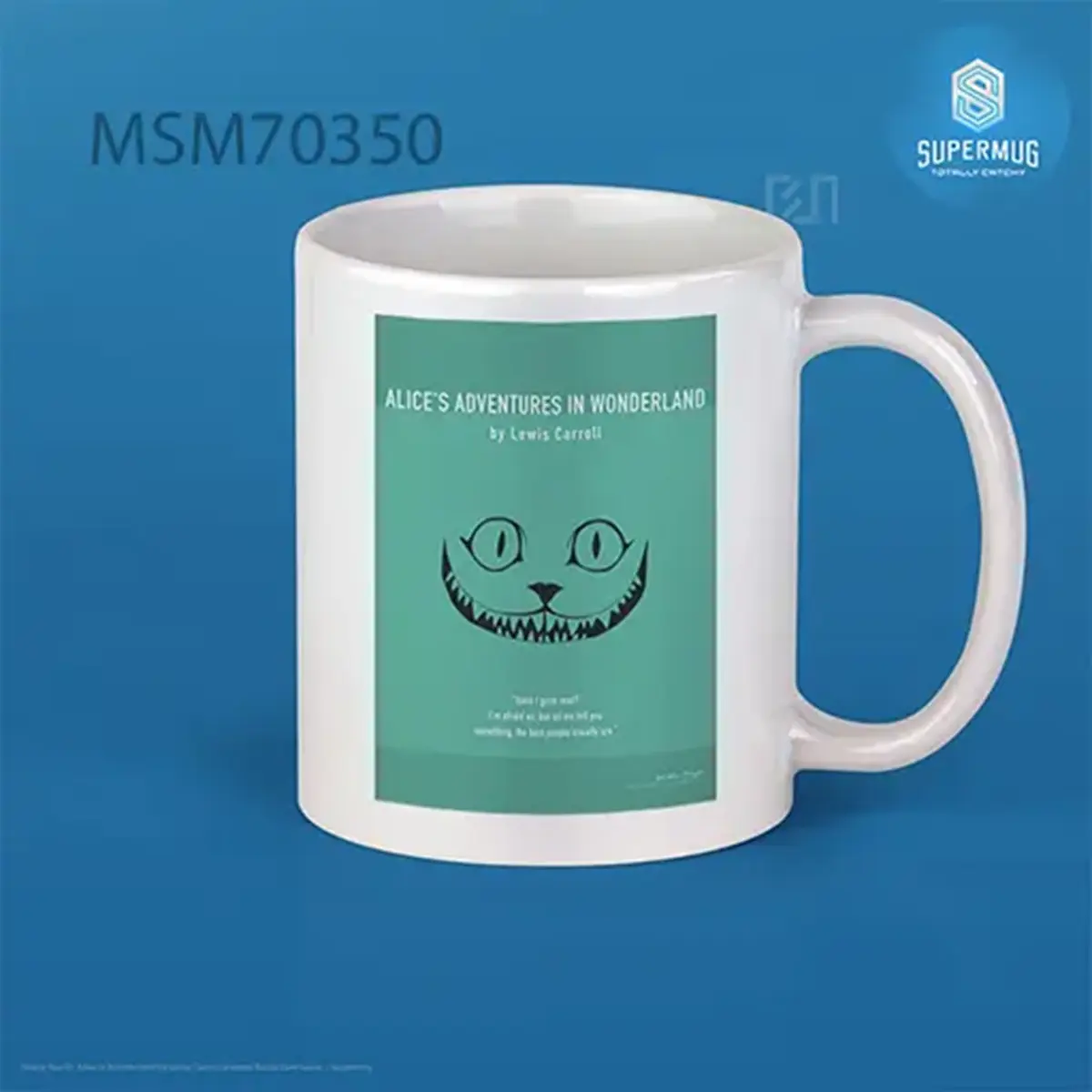 Alice In Wonderland By Lewis Carroll Greatest Books Ever Series Super Mug