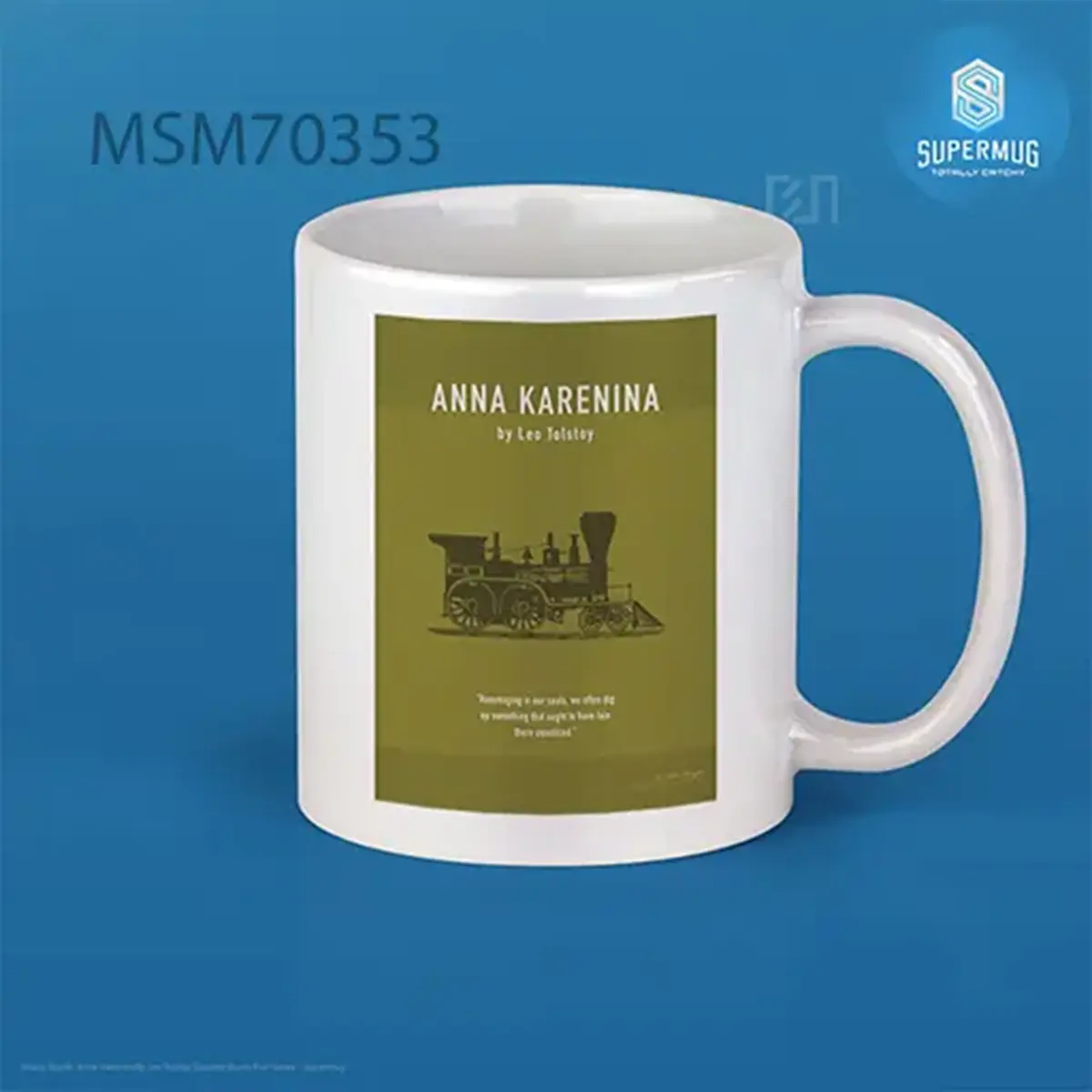 Anna Karenina By Leo Tolstoy Greatest Books Ever Series Super Mug