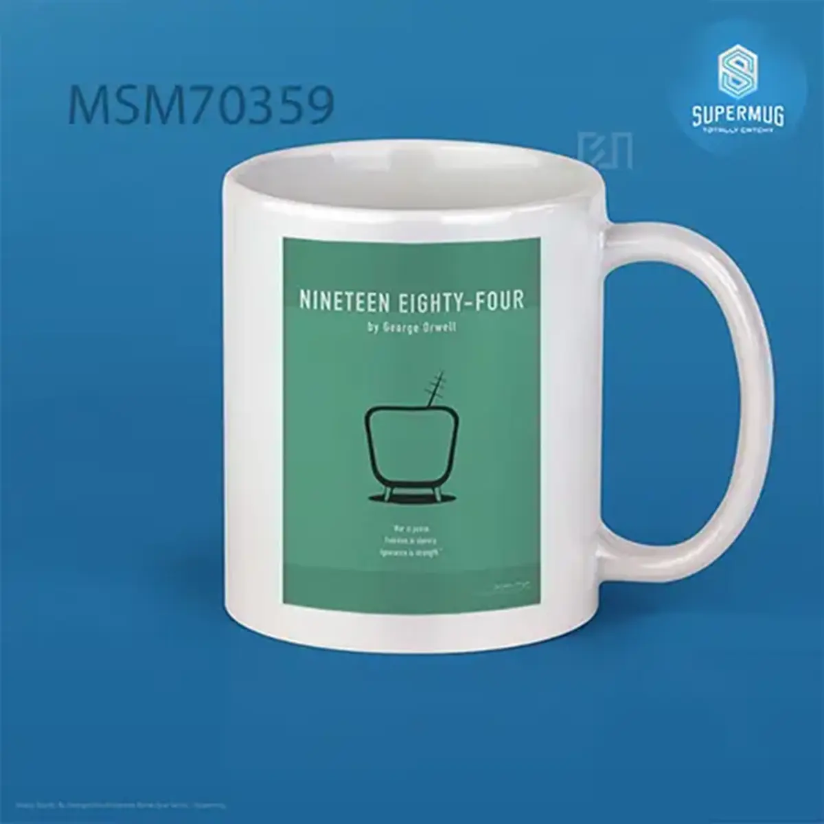 By George Orwell Greatest Books Ever Series Super Mug
