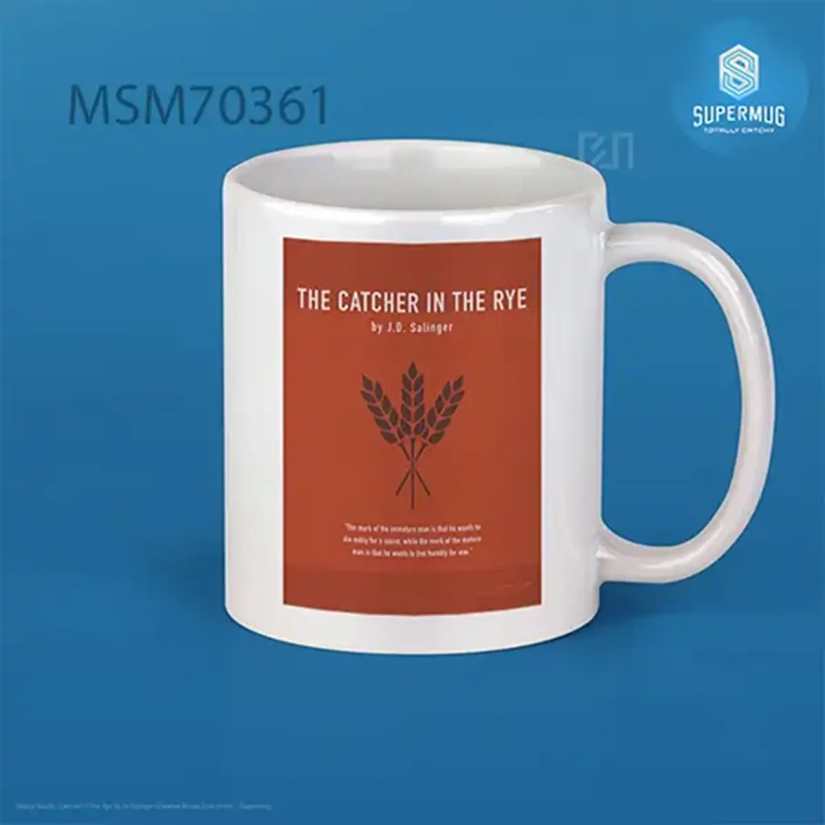 Catcher In The Rye By Jd Salinger Greatest Books Ever Series Super Mug
