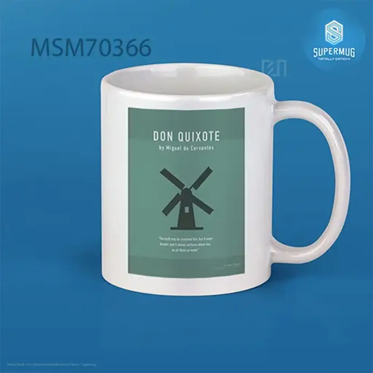 Don Quixote Greatest Books Ever Series Super Mug