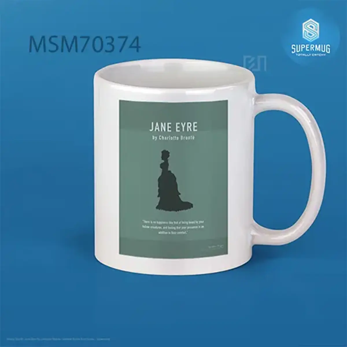 Jane Eyre By Charlotte Bronte Greatest Books Ever Series Super Mug