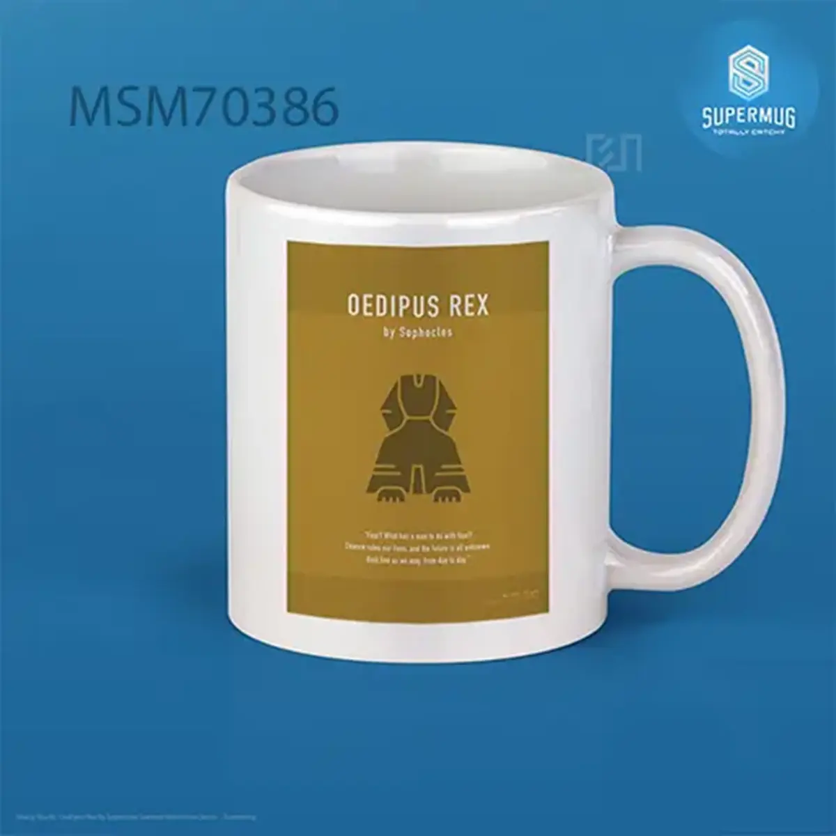 Oedipus Rex By Sophocles Greatest Books Ever Series Super Mug