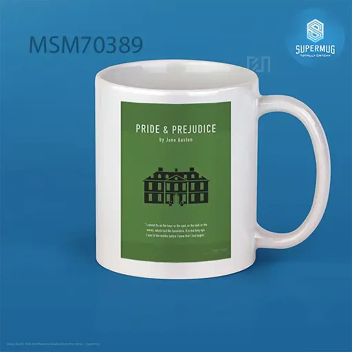 Pride And Prejudice Greatest Books Ever Series Super Mug