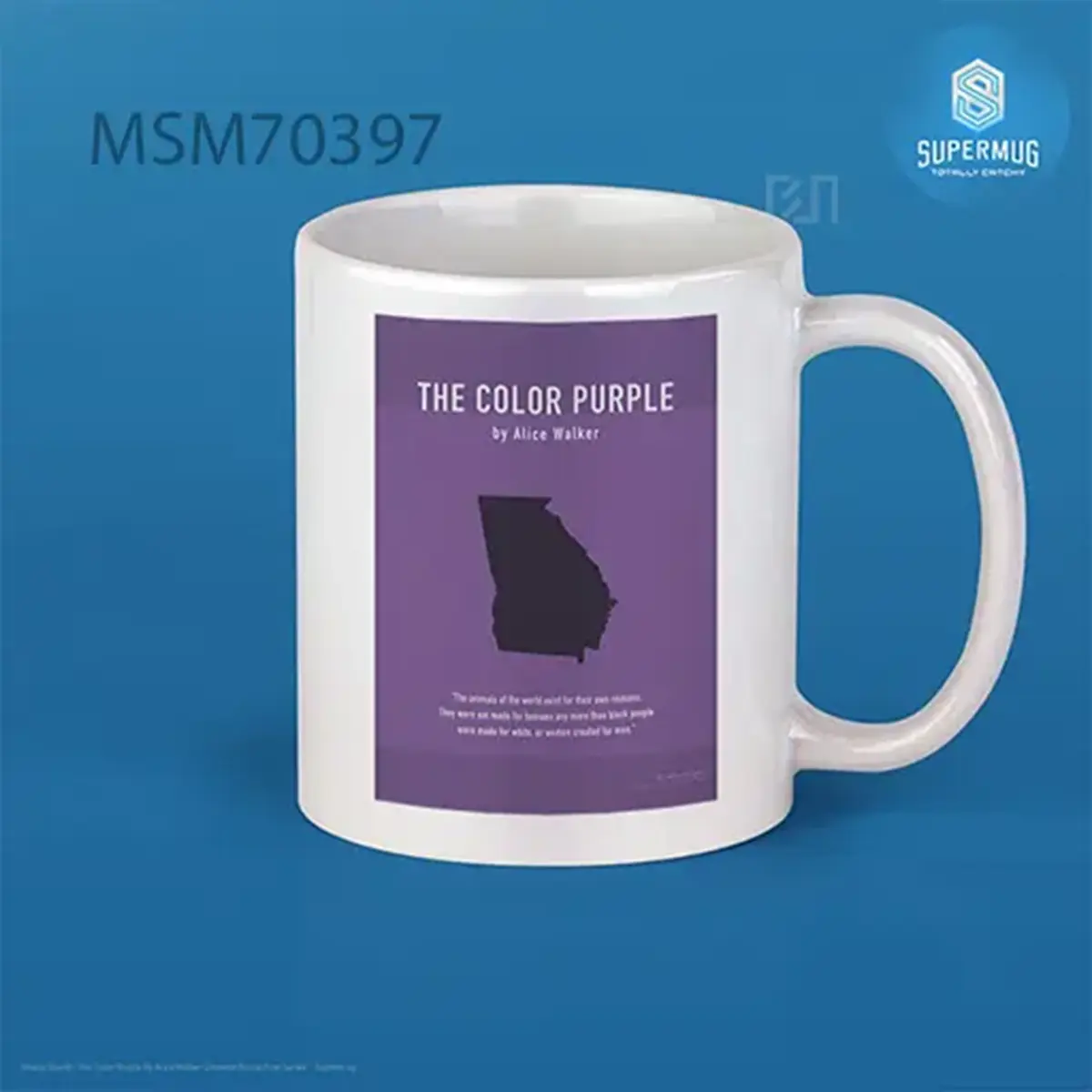 The Color Purple By Alice Walker Greatest Books Ever Series Super Mug