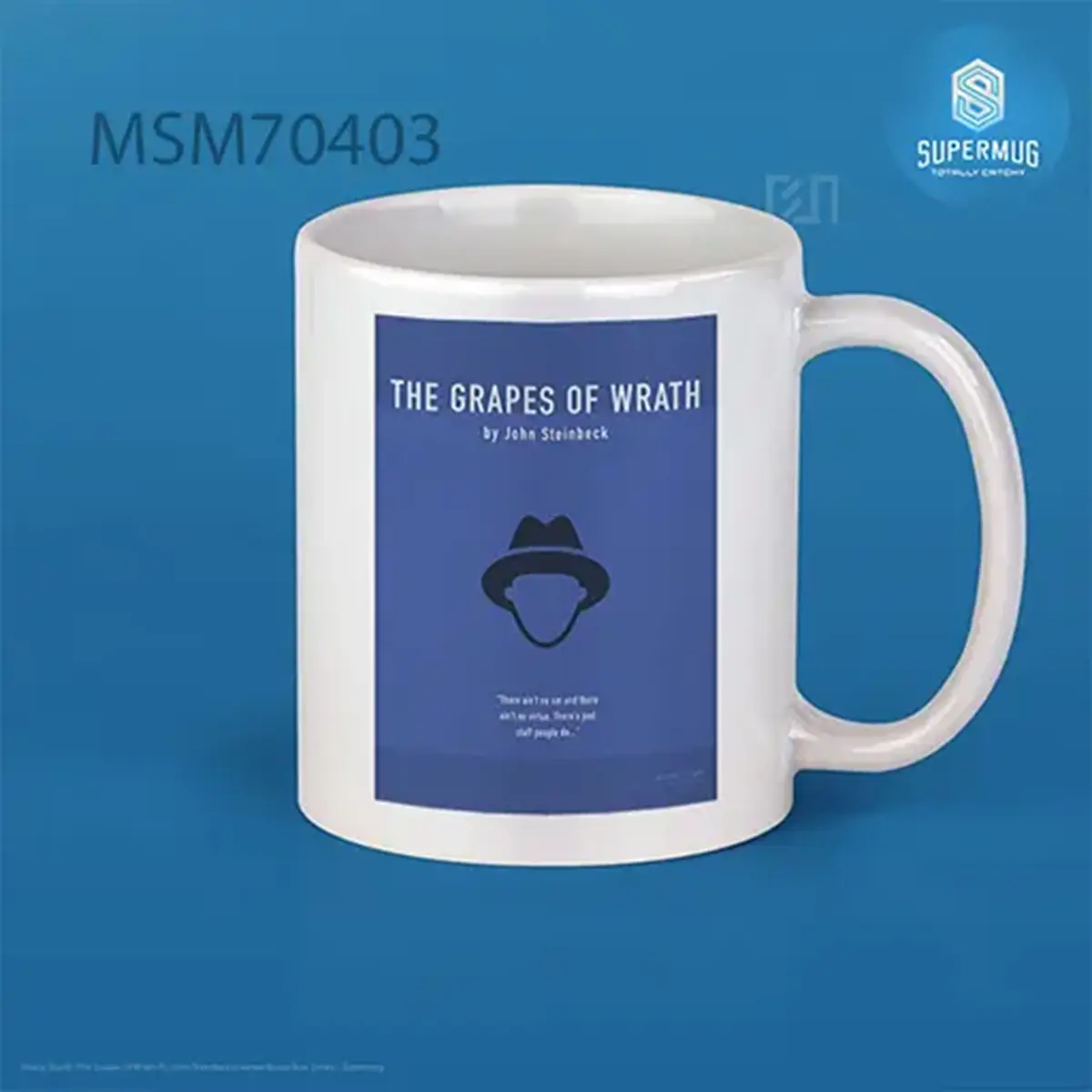 The Grapes Of Wrath By John Steinbeck Greatest Books Ever Series Super Mug