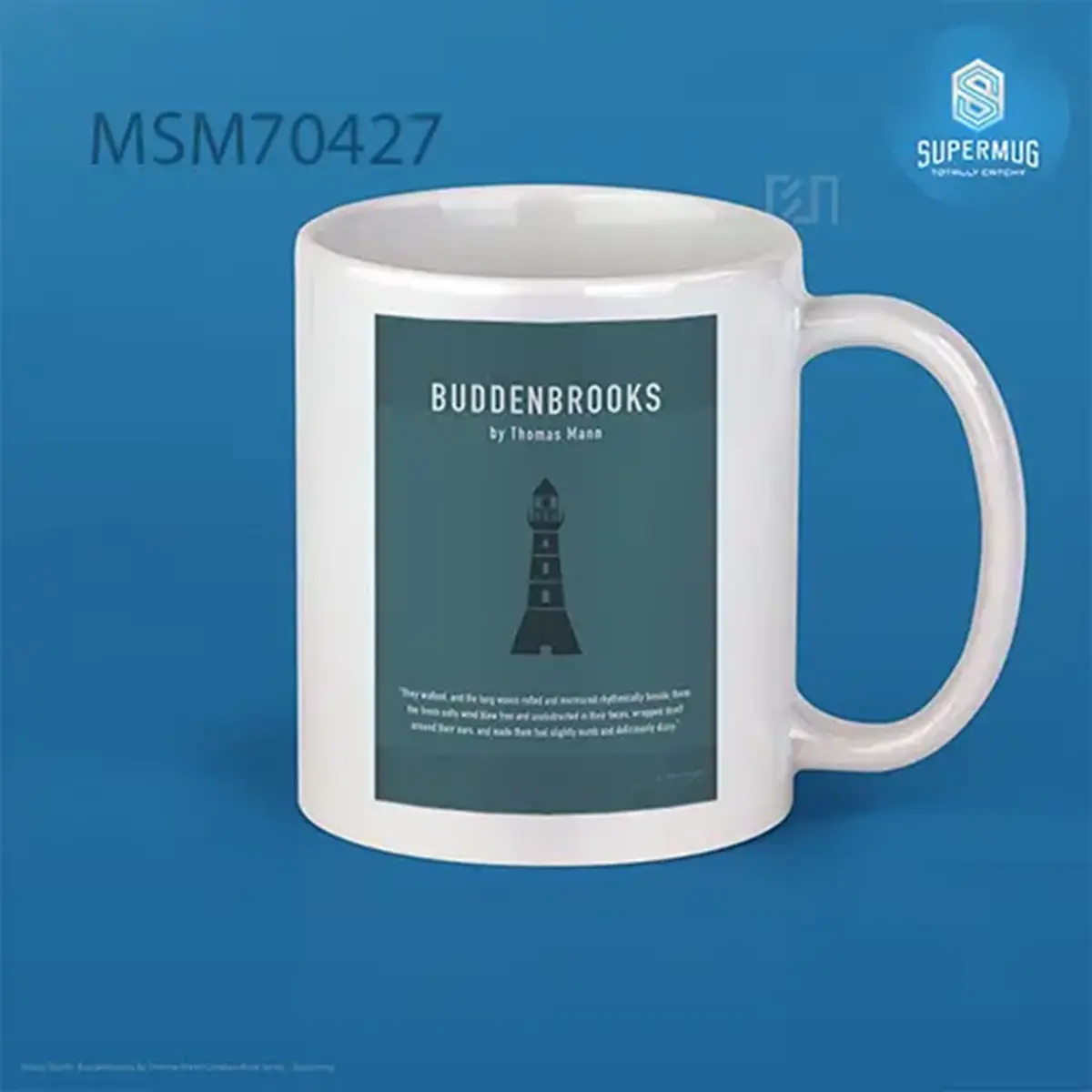 Buddenbrooks By Thomas Mann Greatest Book Series Super Mug