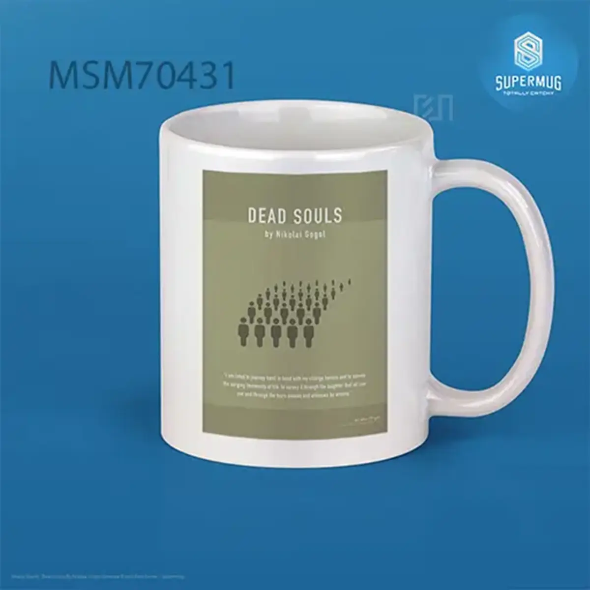 Dead Souls By Nikolai Gogol Greatest Books Ever Series Super Mug