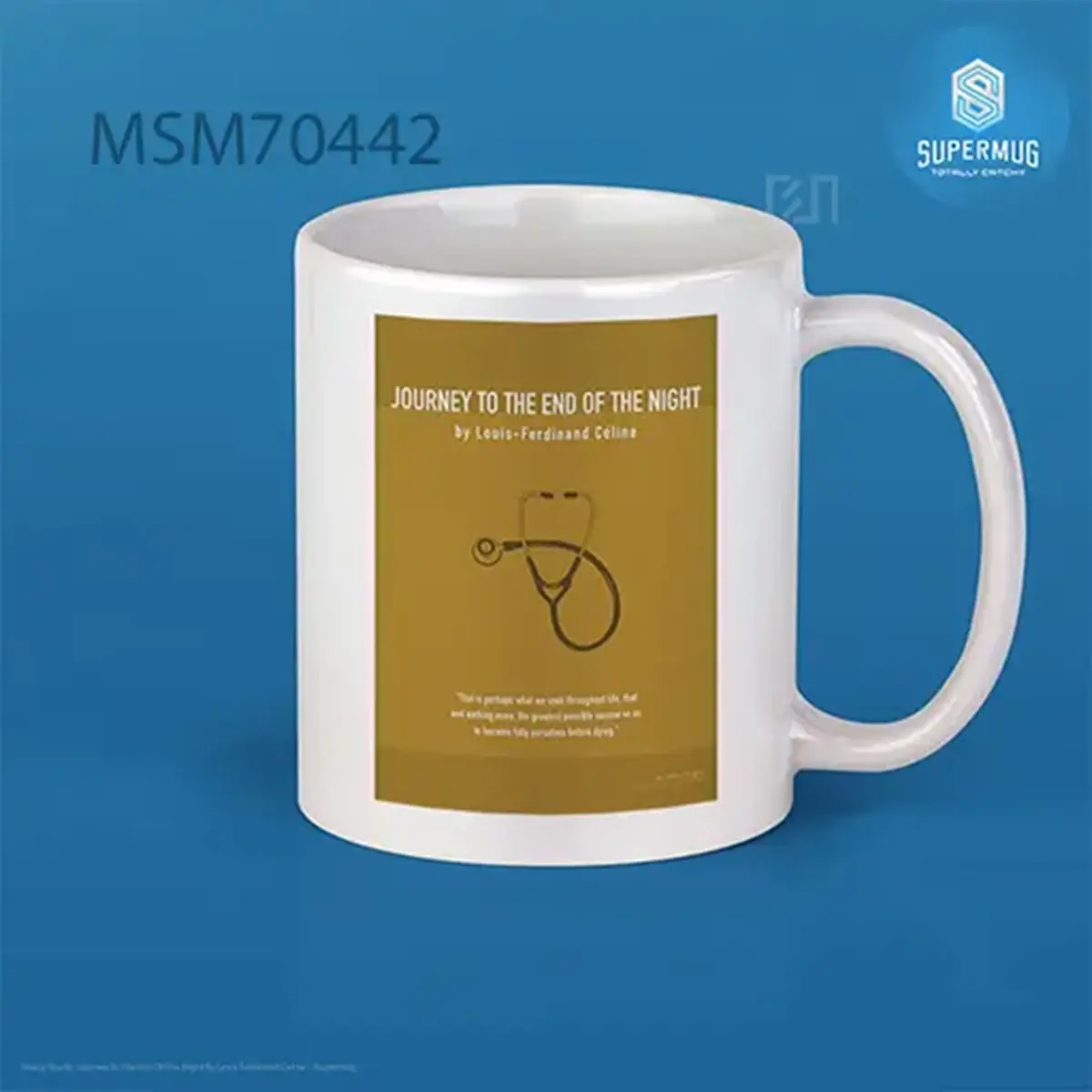Journey To The End Of The Night By Louis Ferdinand Celine Super Mug